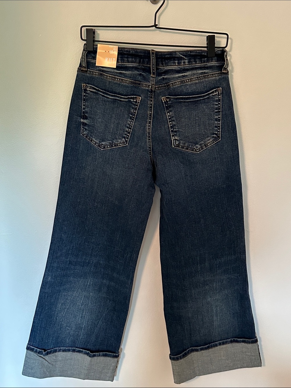 NWT Kut From The Kloth Meg High Rise Fab Ab Wide Leg Jeans Sz. 2 - Picture 4 of 8